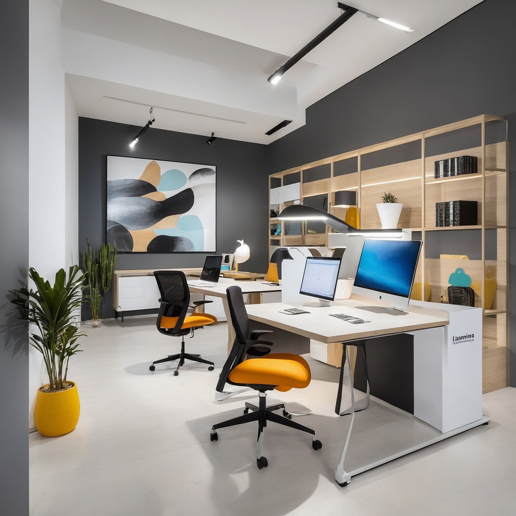 Diseño interior inspirador en oficinas modernas